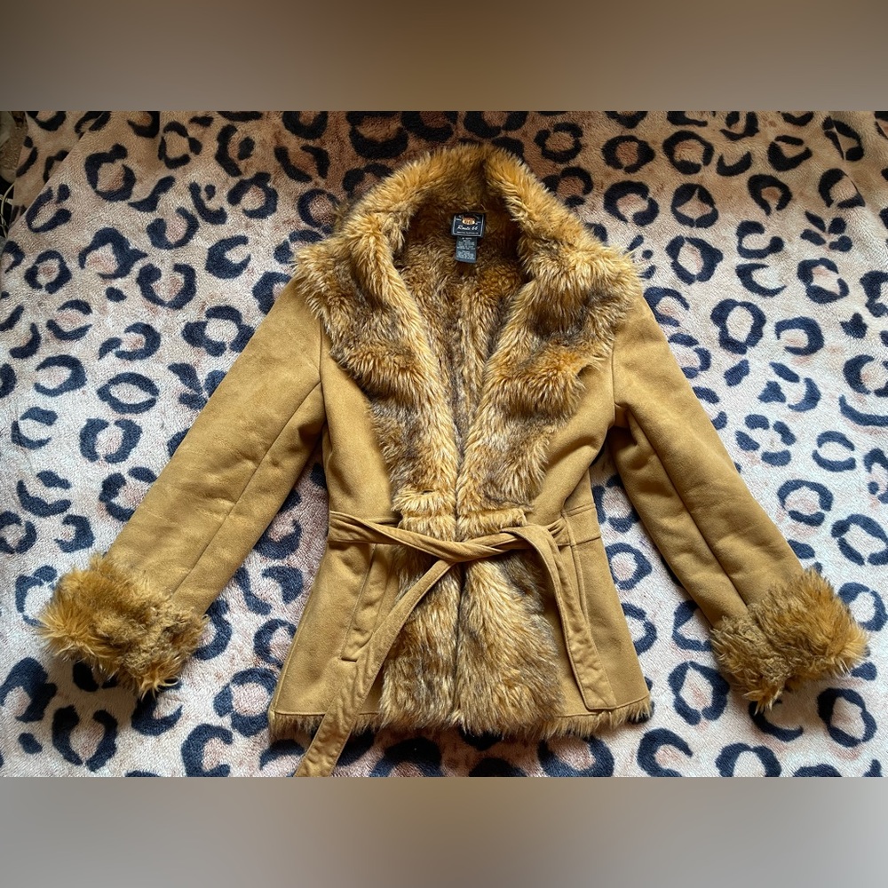 Y2K PENNY LANE FAUX FUR COAT